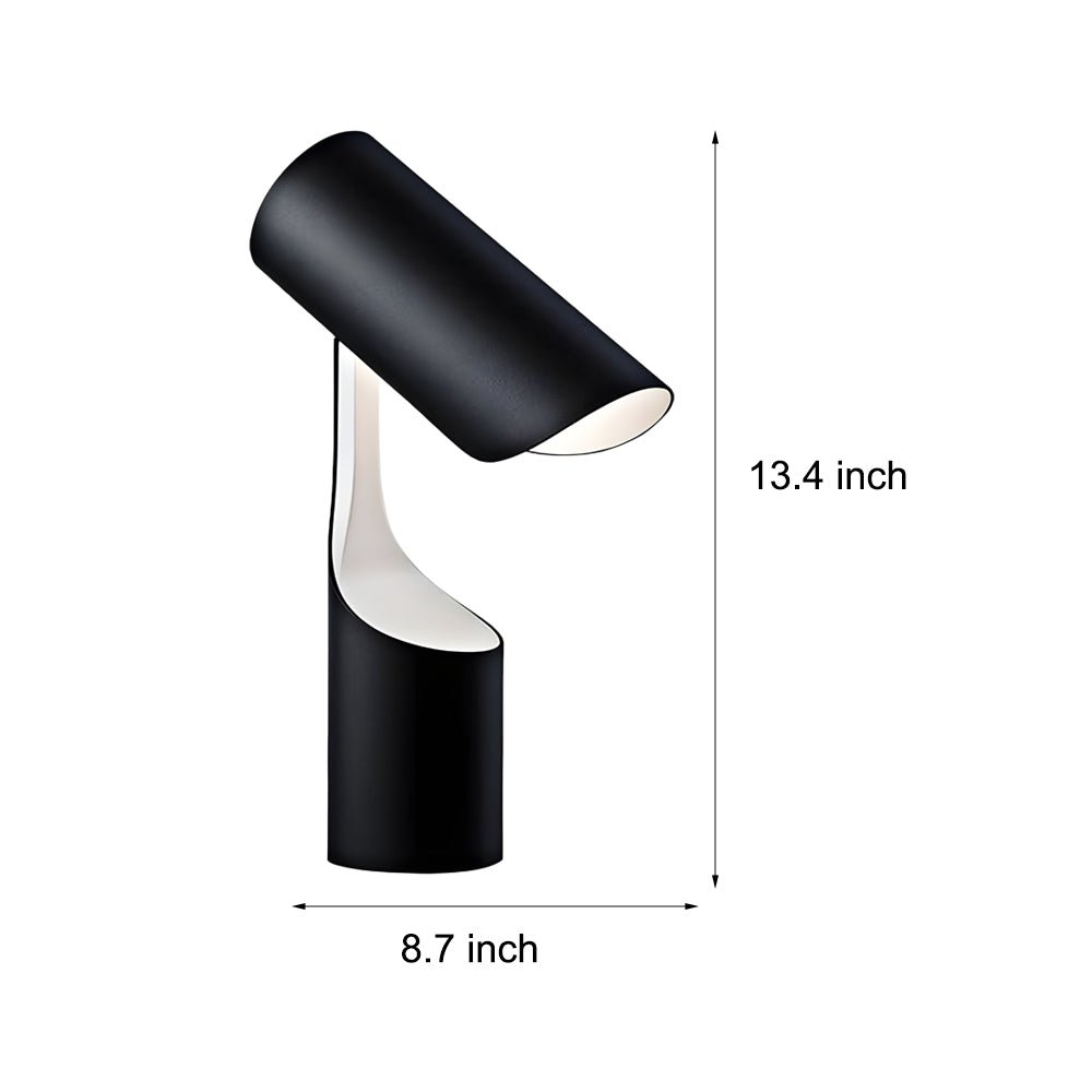 RAVENHALL MODERN CYLINDRICAL LED WORKLIGHT WITH CUSTOMIZABLE HEIGHT FOR STUDY SPACES