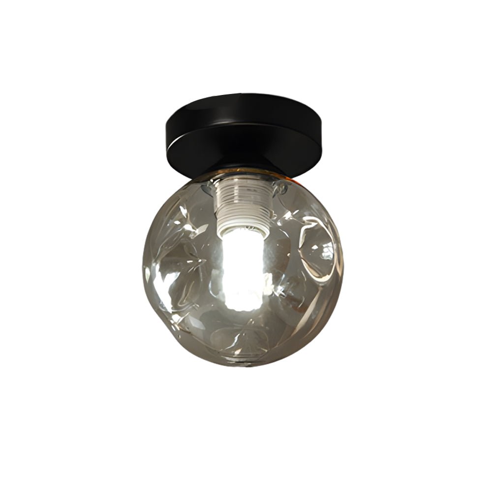 FENWICK AMBER HUE GLASS CEILING LANTERN