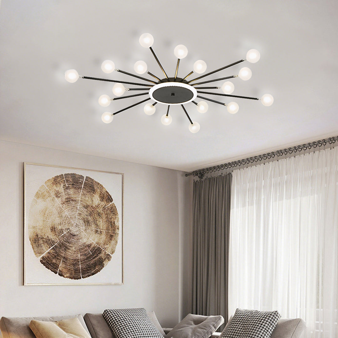 WINDSOR STARBURST GLASS CEILING LANTERN