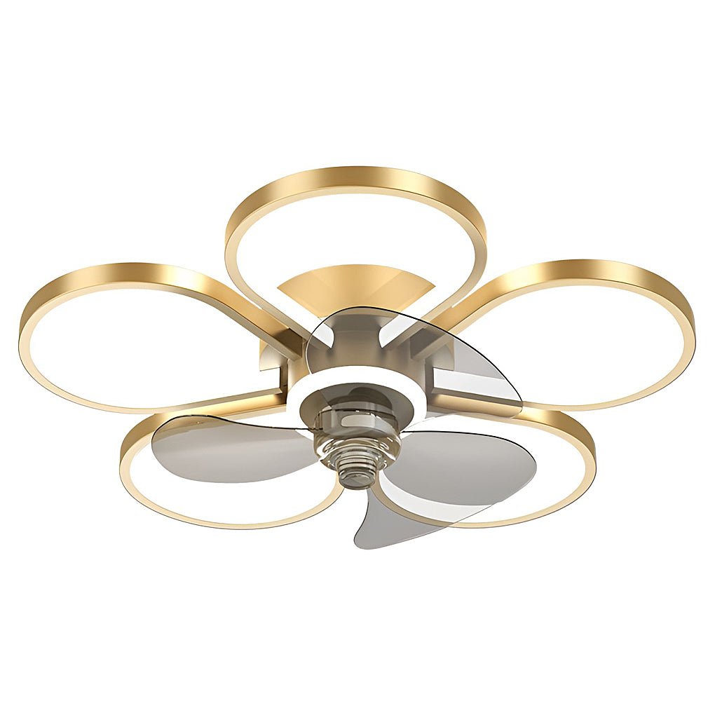 HEATHCOTE FLORAL INLAY LED CEILING FAN LIGHT