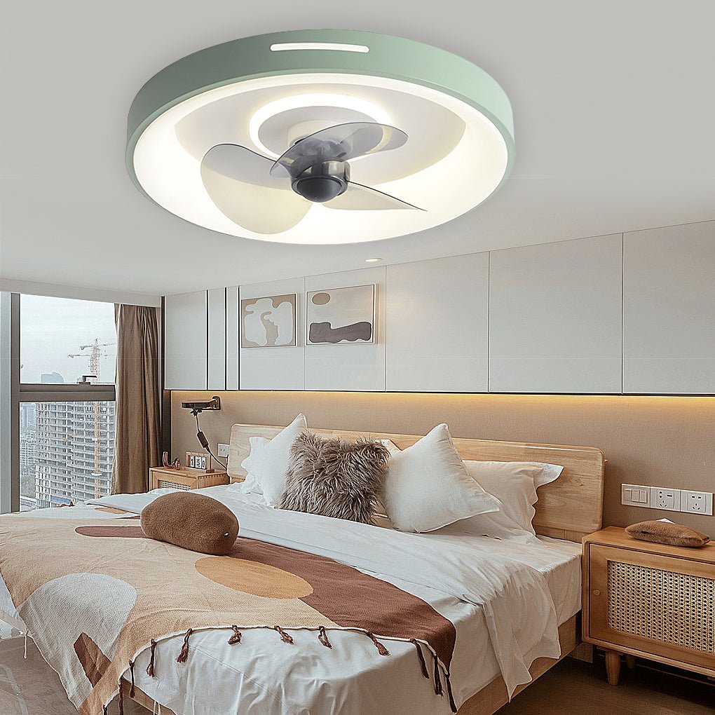 WINCHESTER WHISPERING CEILING FAN LUMINAIRE, ULTRA-SLIM INTELLIGENT DESIGN