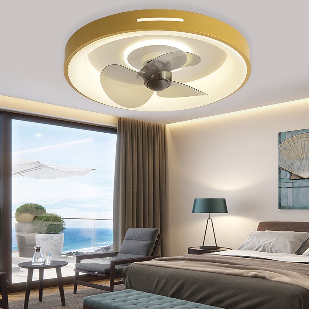 WINCHESTER WHISPERING CEILING FAN LUMINAIRE, ULTRA-SLIM INTELLIGENT DESIGN