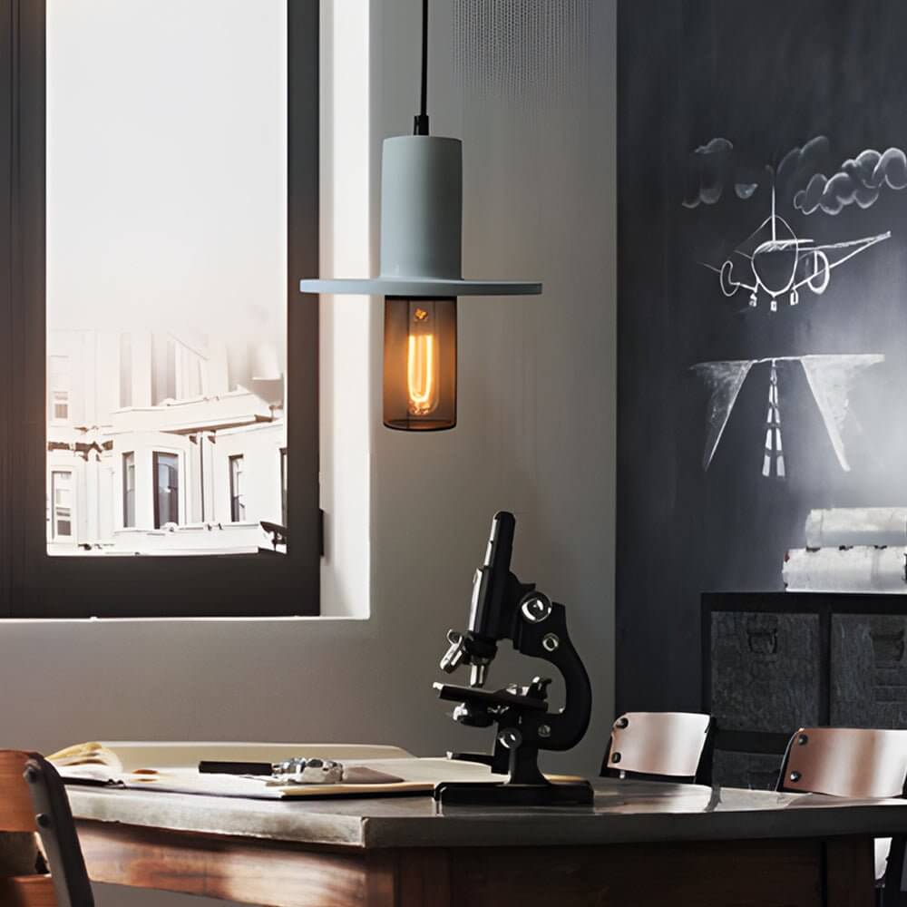 HEATHCLIFF CEMENT & MESH HANGING LANTERN