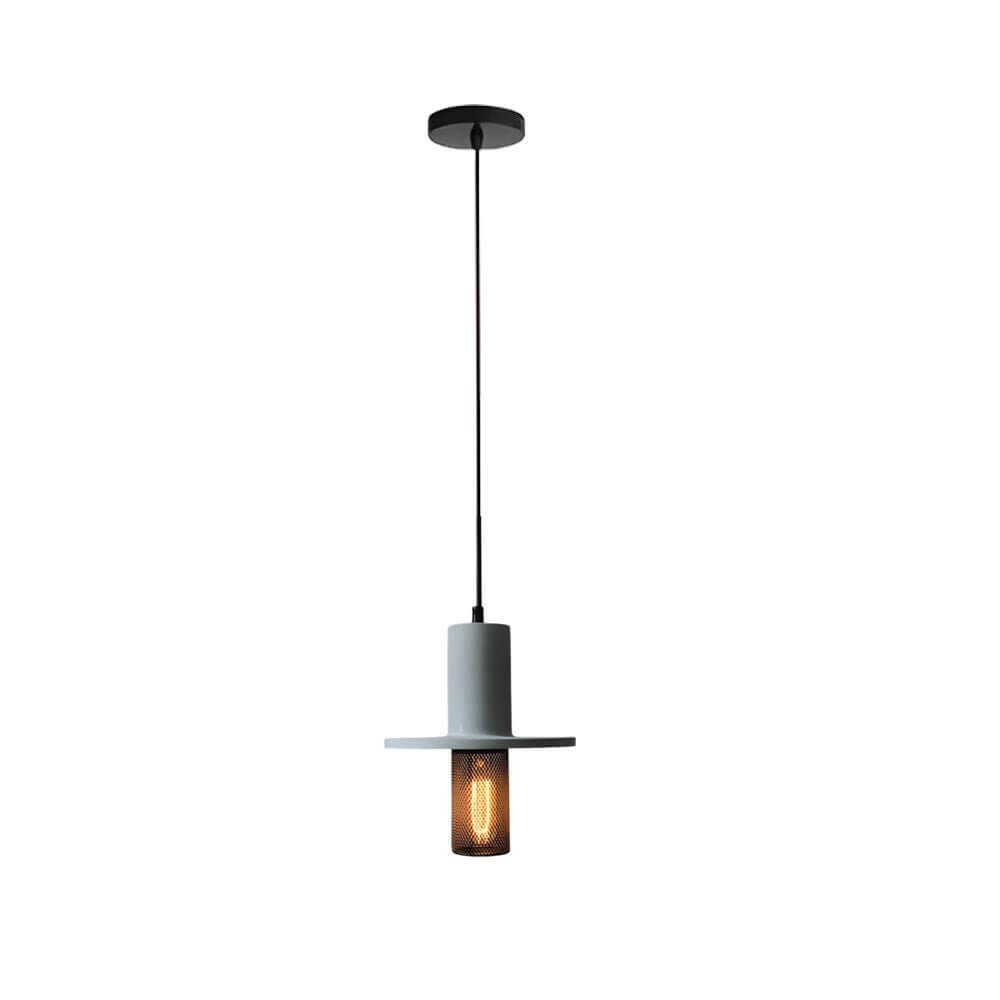 HEATHCLIFF CEMENT & MESH HANGING LANTERN