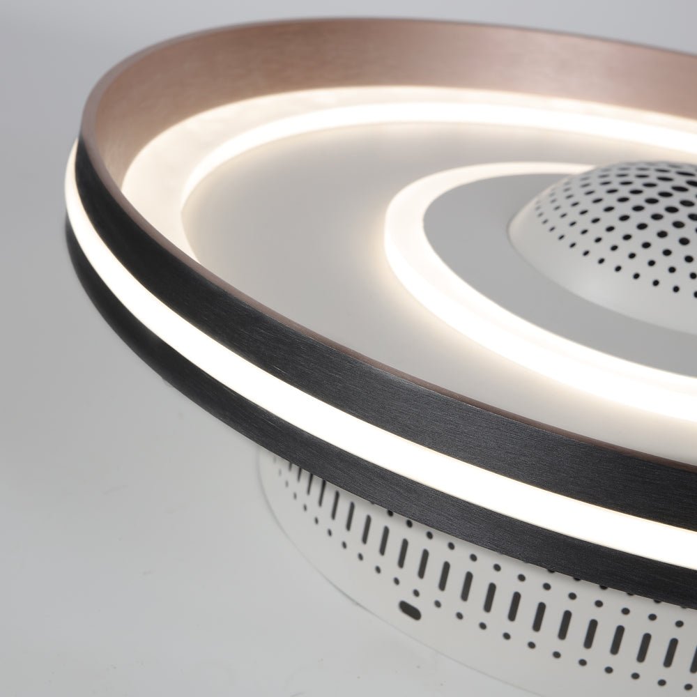 WHITBY CIRCULAR LED CEILING FAN LIGHTING