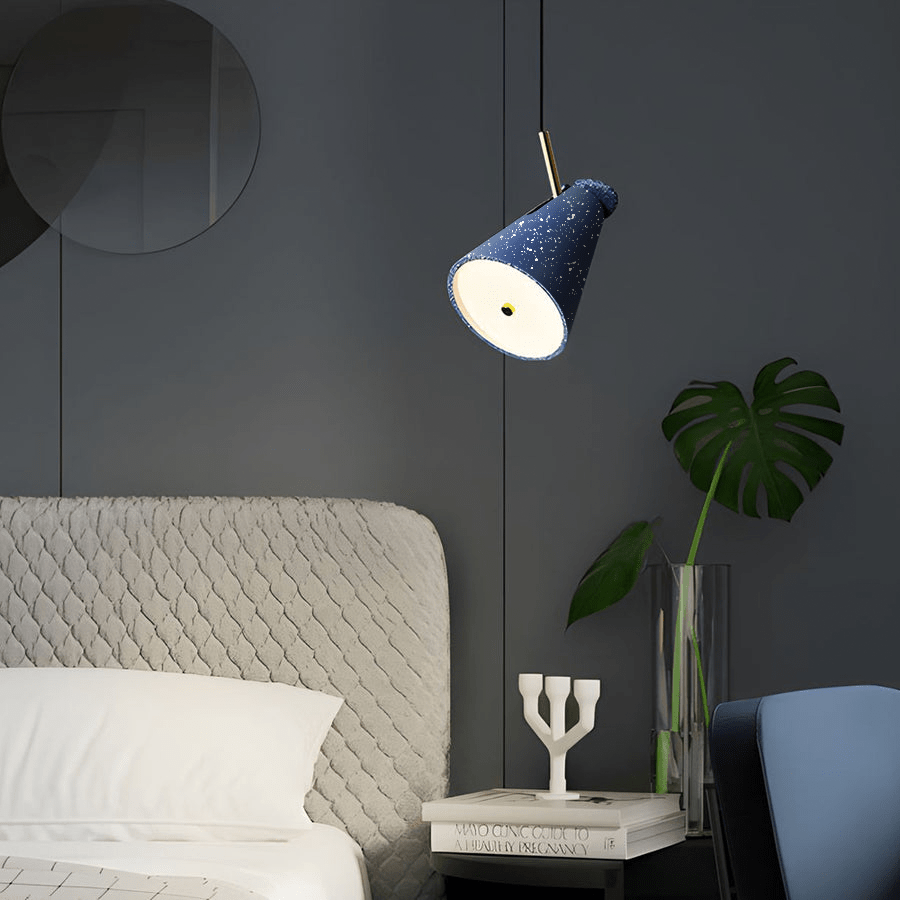 FENWICK GEOMETRIC RESIN HANGING LANTERN