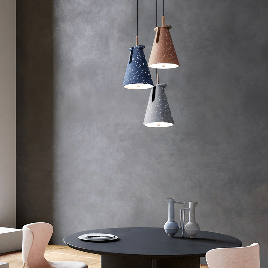 FENWICK GEOMETRIC RESIN HANGING LANTERN