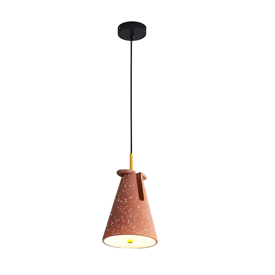 FENWICK GEOMETRIC RESIN HANGING LANTERN
