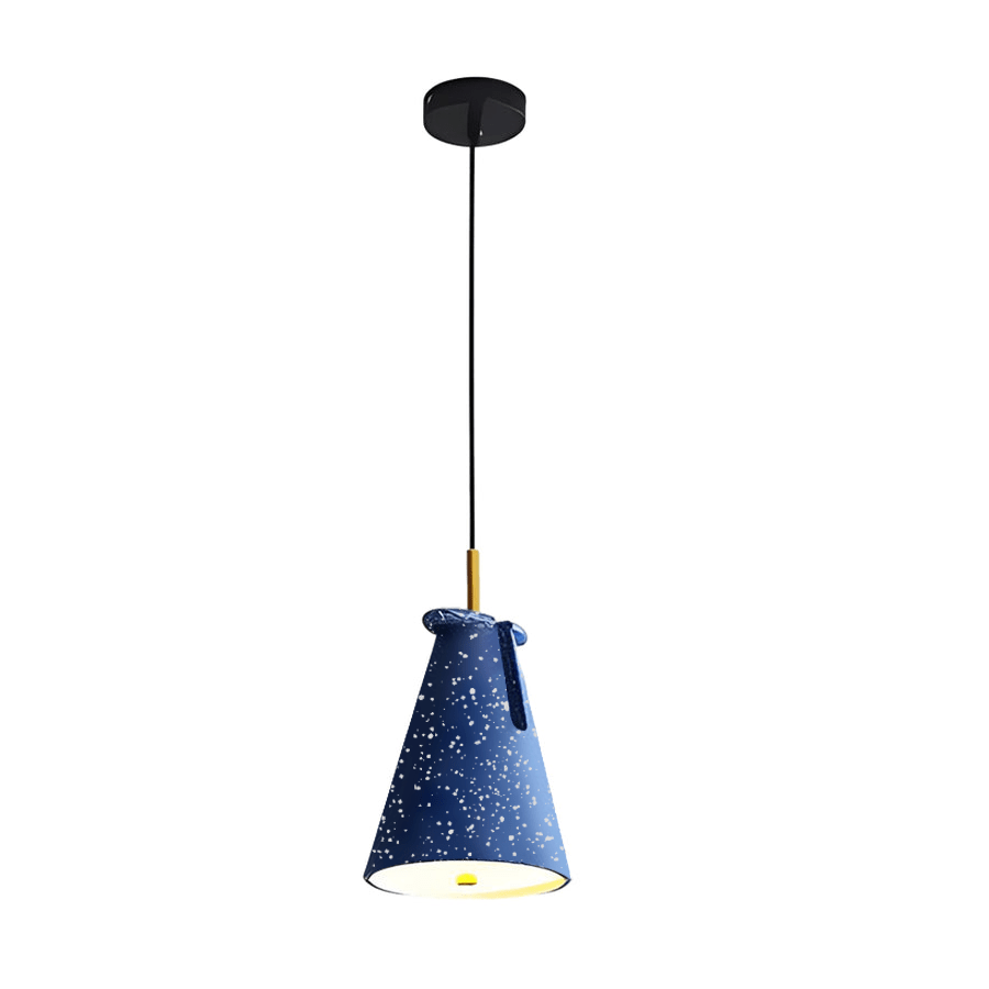 FENWICK GEOMETRIC RESIN HANGING LANTERN