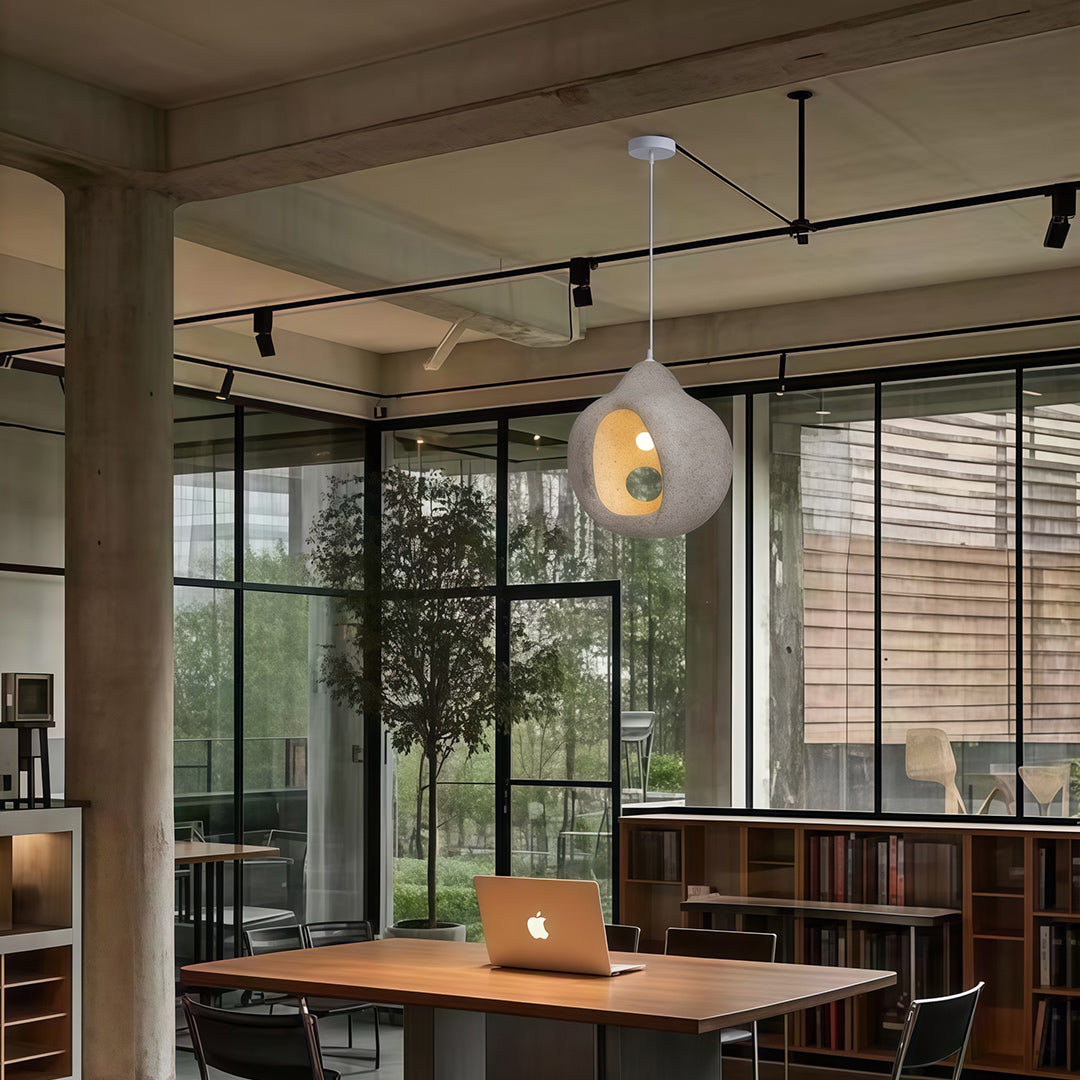 BEAUMONT RUSTIC TEXTURED PENDANT LAMP