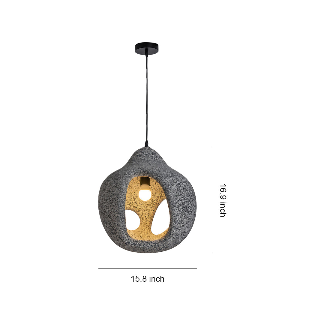 BEAUMONT RUSTIC TEXTURED PENDANT LAMP