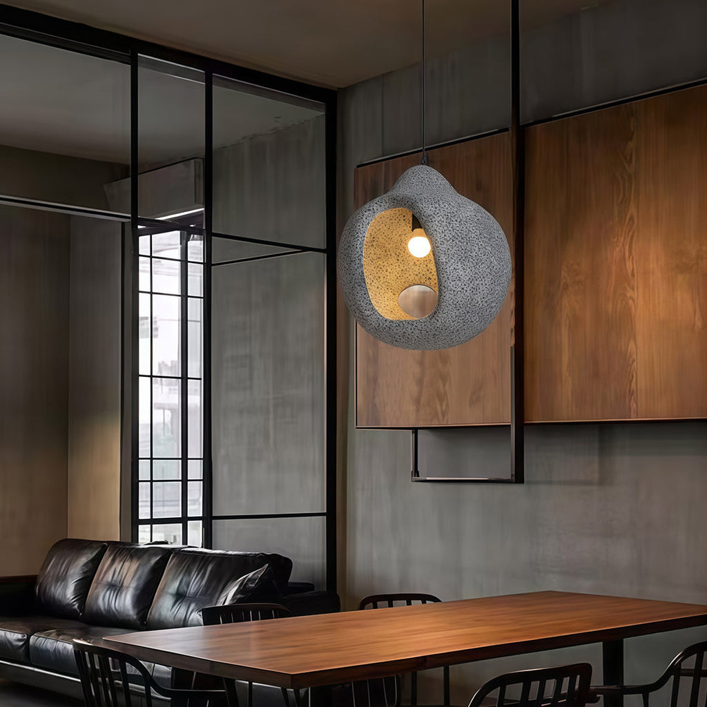 BEAUMONT RUSTIC TEXTURED PENDANT LAMP