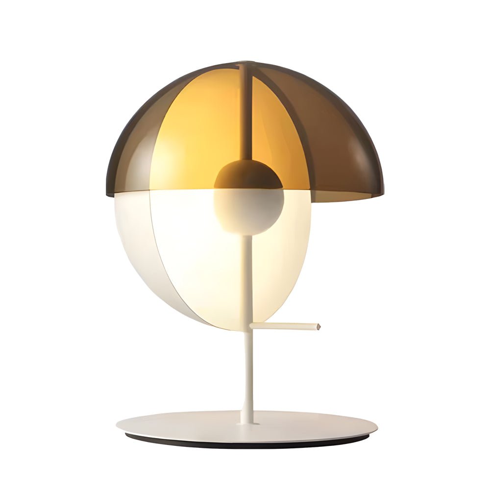 CHARLESTON AMBER ORB TABLE LUMINAIRE