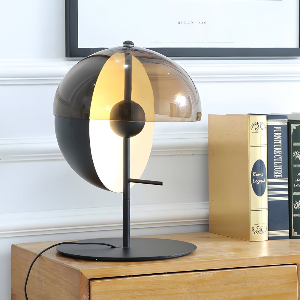 CHARLESTON AMBER ORB TABLE LUMINAIRE