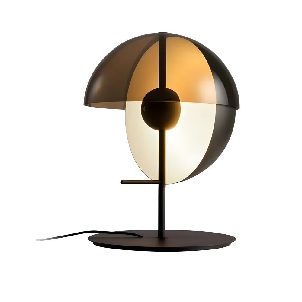CHARLESTON AMBER ORB TABLE LUMINAIRE