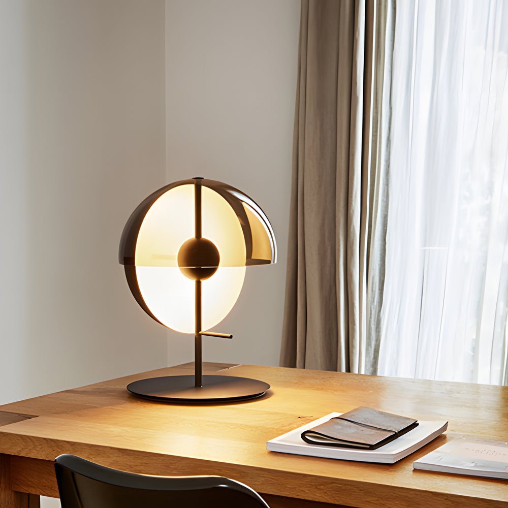 CHARLESTON AMBER ORB TABLE LUMINAIRE