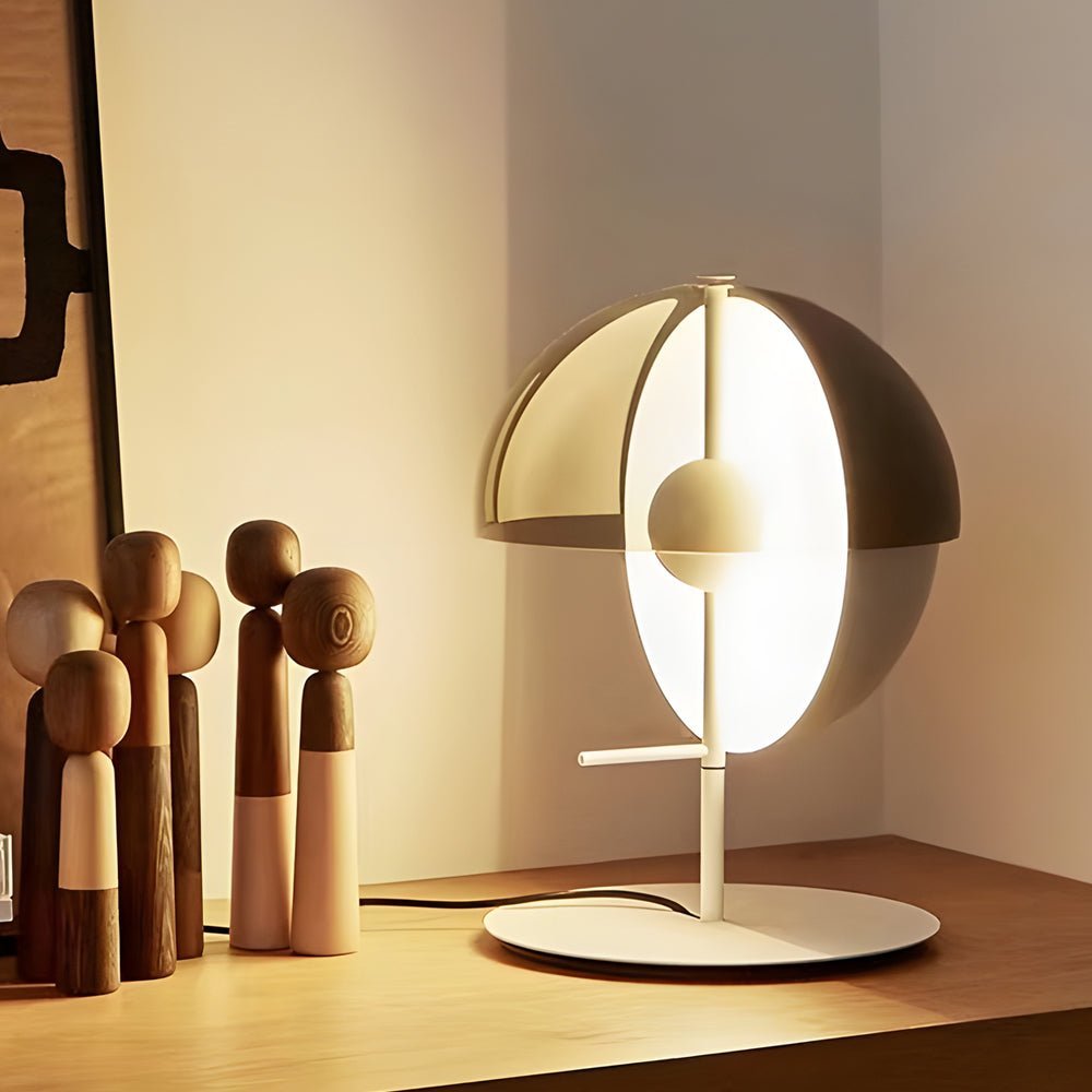 CHARLESTON AMBER ORB TABLE LUMINAIRE