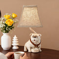 WINTHROP CANINE RESIN TABLE LANTERN