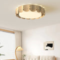 WINDSOR WOODEN RAY FLUSH MOUNT LIGHTING