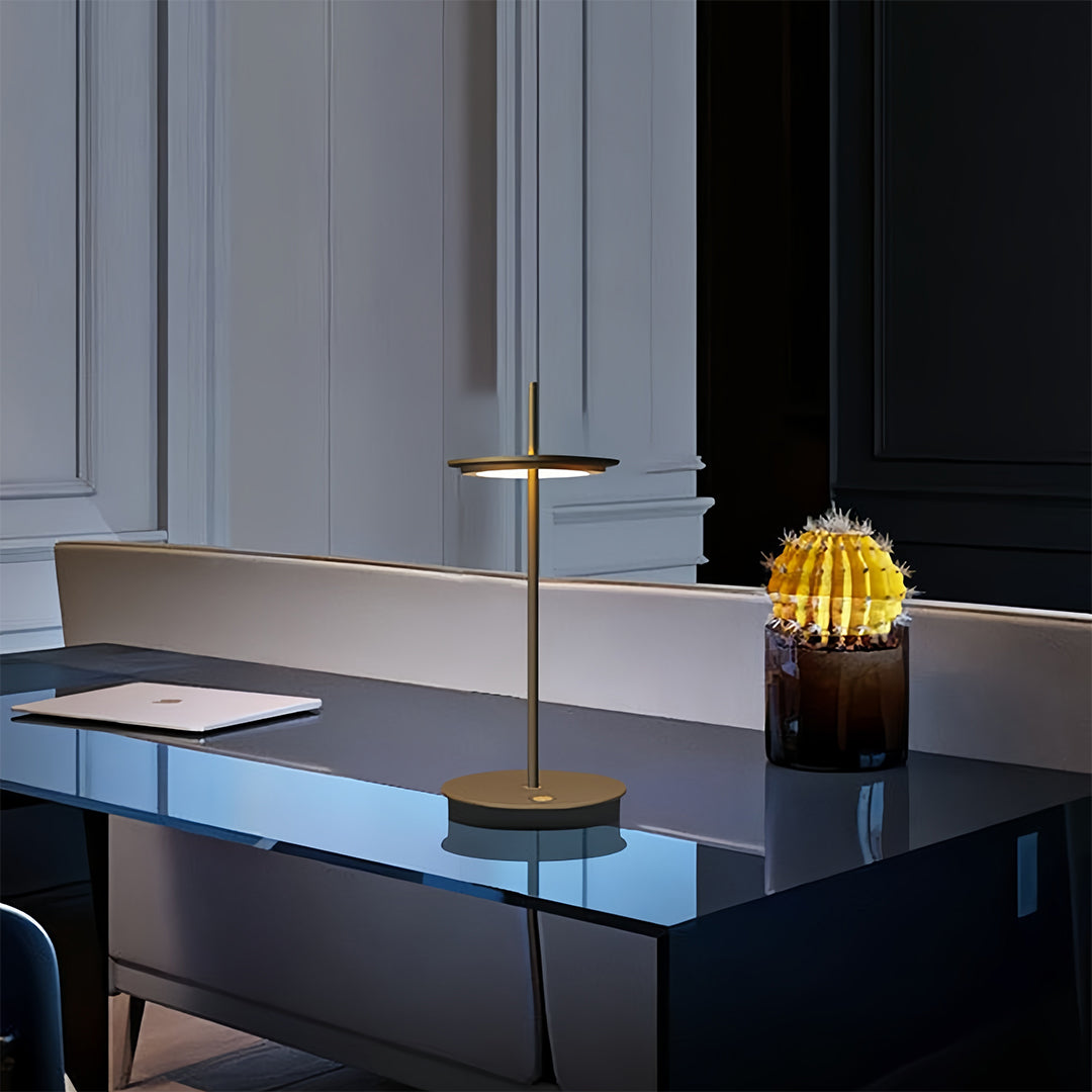 FENWICK PORTABLE METAL BUFFET LAMP WITH DIMMABLE FUNCTION