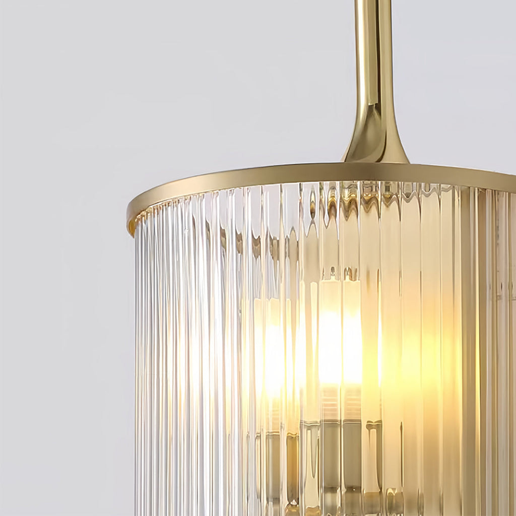 BRAMBLEFORD BRASS & GLASS WALL SCONCE
