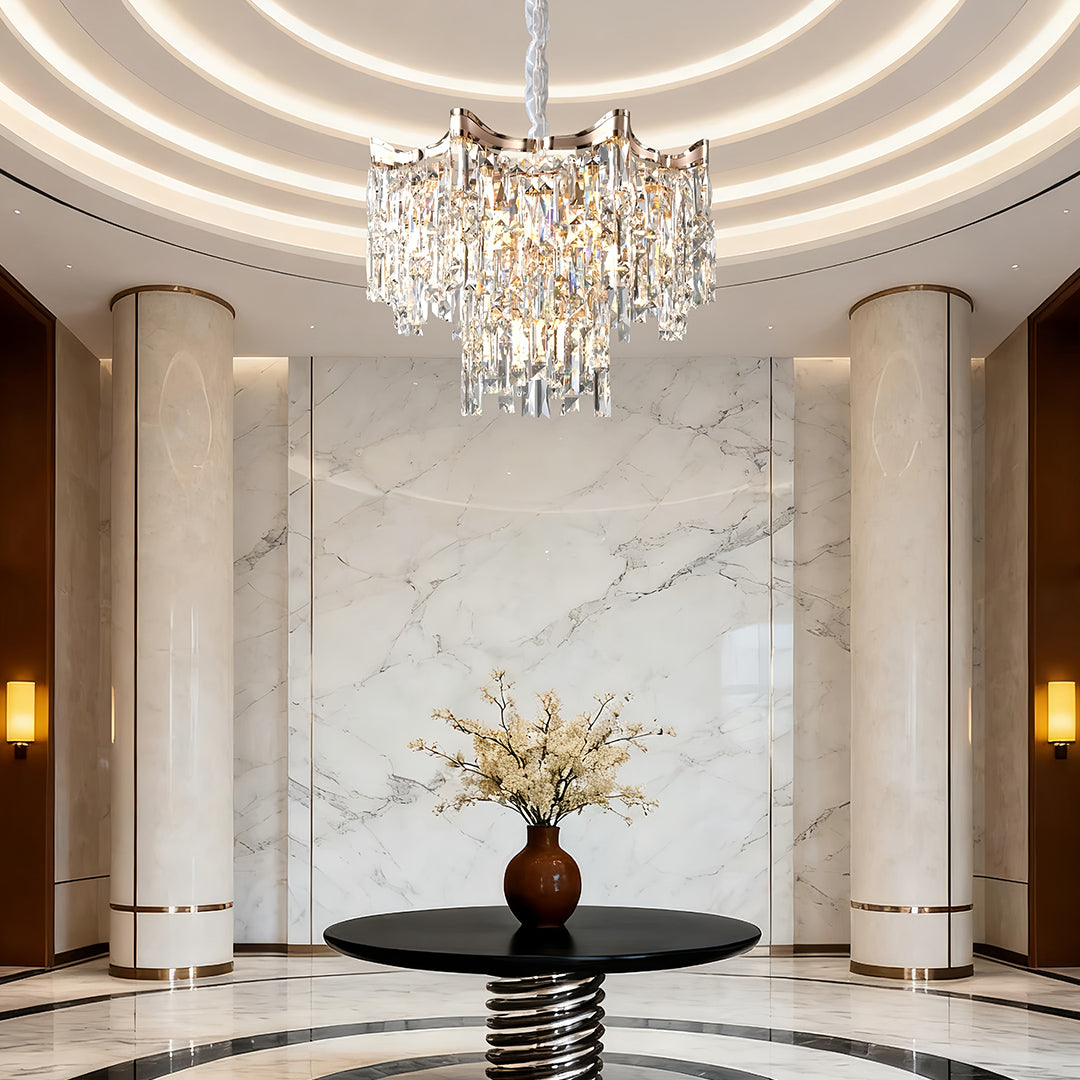 WINDSOR CRYSTAL TIERED CEILING LANTERN