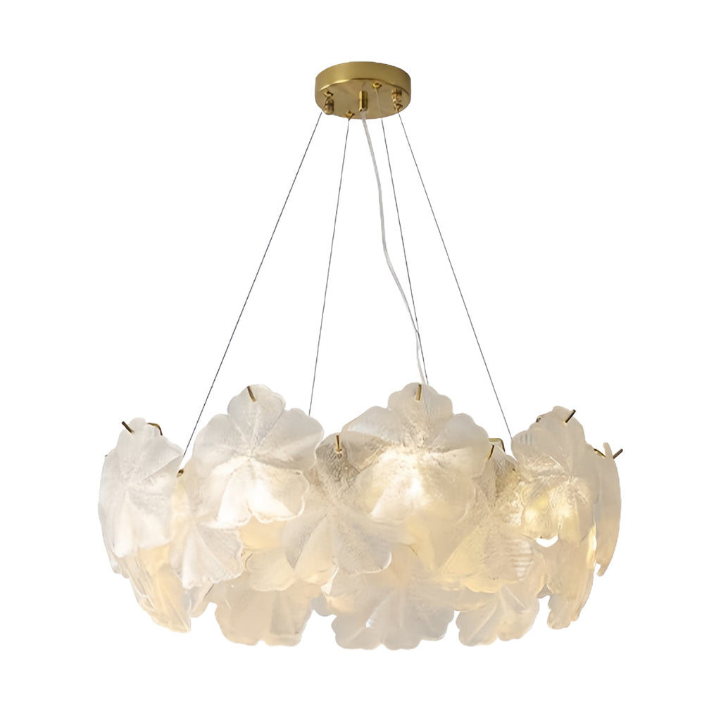 CHARLOTTESVILLE CRYSTAL CIRCLE CHANDELIER