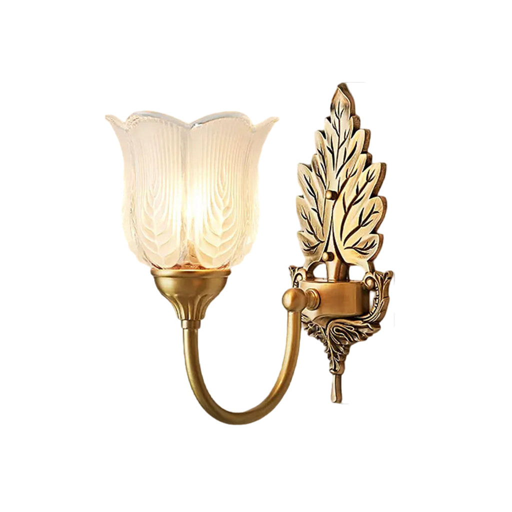 WINDSOR BLOOM BRASS BUD WALL SCONCE