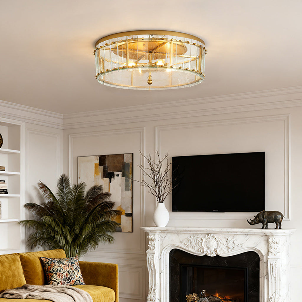 WINDSOR GLEAM ROUND GLASS CEILING LANTERN