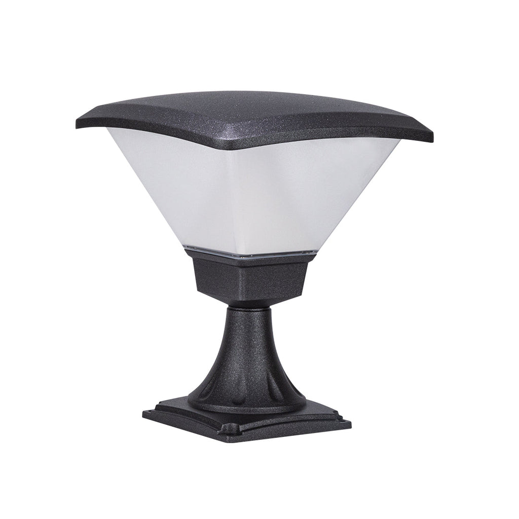 RAVENWOOD BLACK BOLLARD GARDEN LANTERN