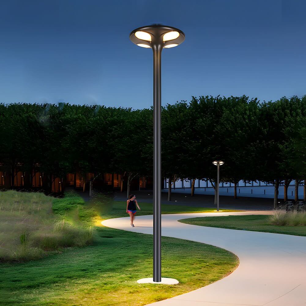 RAVENHURST SOLAR-POWERED NIGHTSCAPE LANTERN POST