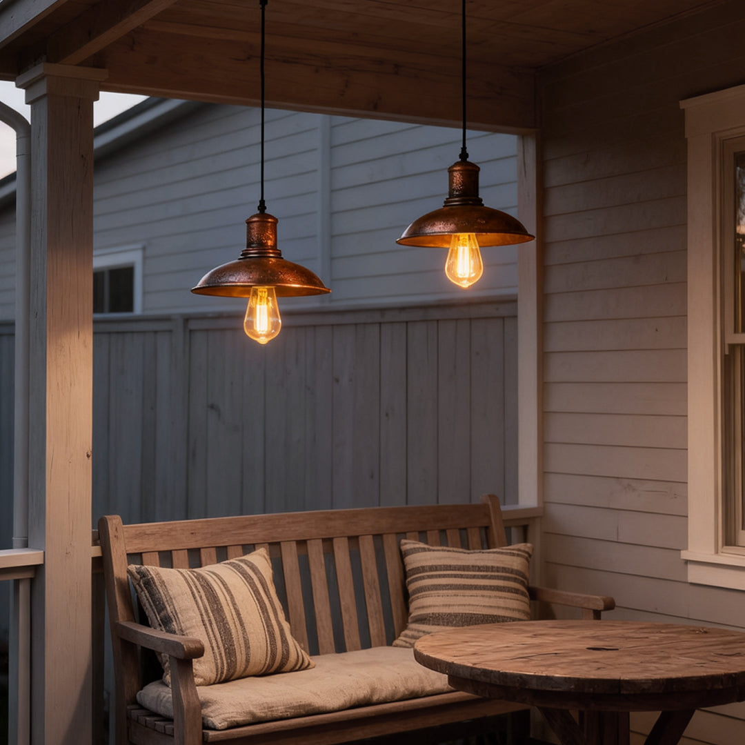 RAVENHURST BRONZE OUTDOOR PENDANT LIGHTING