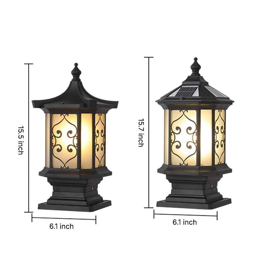 WINDSOR GARDEN PIER ILLUMINATOR - European-Inspired Waterproof Outdoor Light Fixture