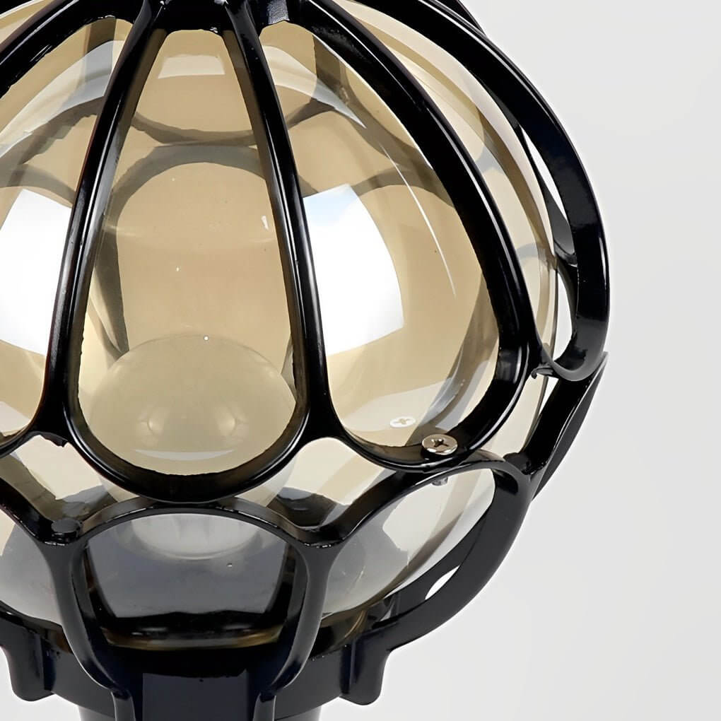 WINDSOR COPPER ORB FENCE LANTERN
