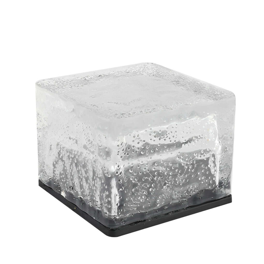 WINTERBOURNE SOLAR-POWERED ICE CUBE PATHWAY LANTERN