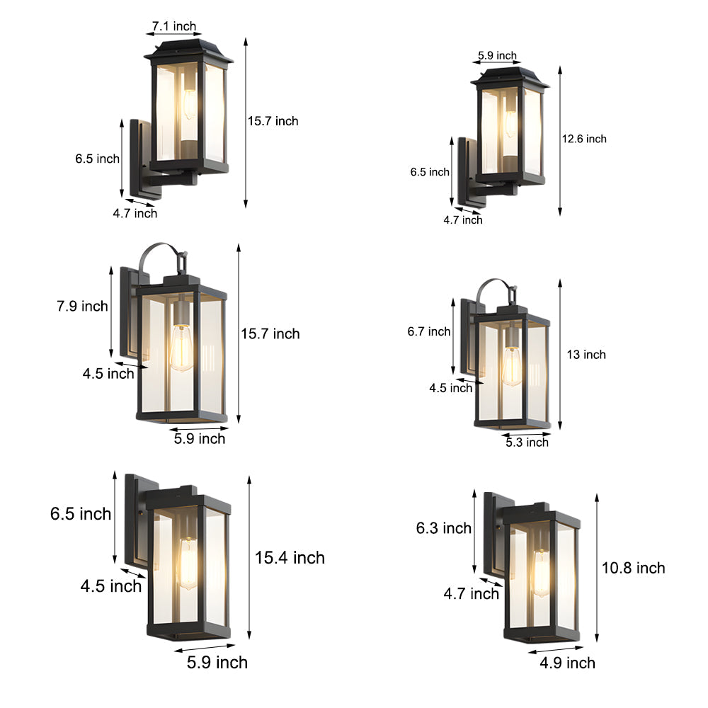 WINTHROP SQUARE WEATHERPROOF METAL EXTERIOR LIGHTING
