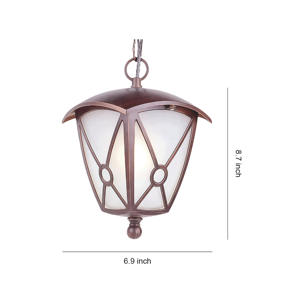 WINDSOR BLACK METAL OUTDOOR PENDANT LIGHTING