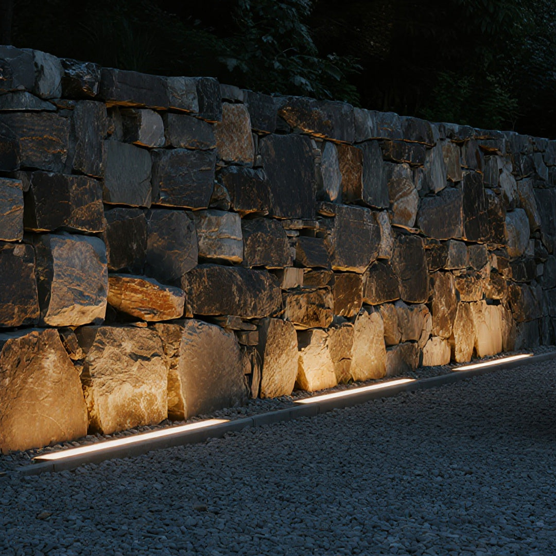 1. **WALTHAM WATERPROOF LED OUTDOOR ILLUMINATOR**  
   A robust lighting solution designed for exterior wall washing, offering vibrant illumination while withstanding the elements.

2. **HASTINGS RAINPROOF LED WALL WASHER**  
   A sophisticated fixture th