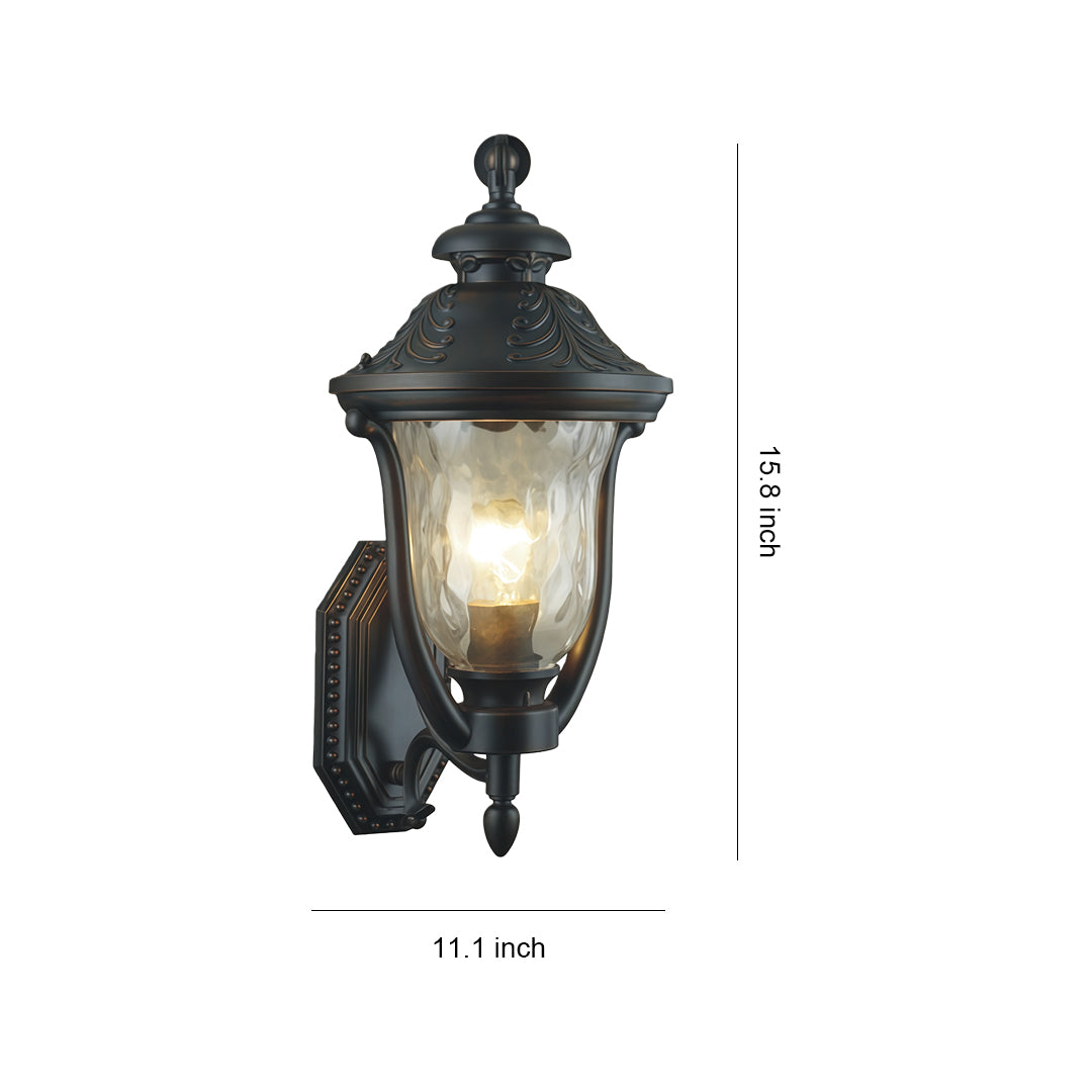 WINDSOR RUSTIC BRONZE OUTDOOR LANTERN