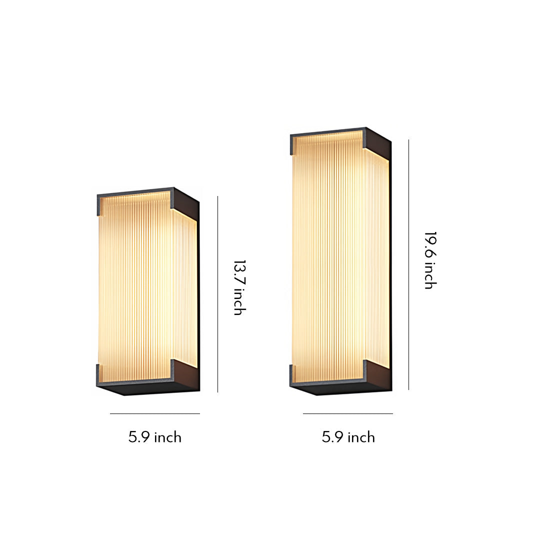WINDSOR VISTA WALL-MOUNTED OUTDOOR LANTERN