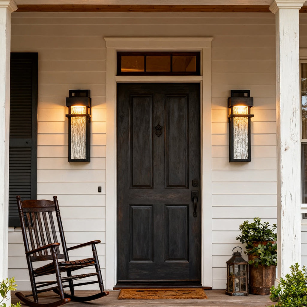 RAVENSHIRE NIGHTSCAPE WALL SCONCE - BLACK LED WEATHERPROOF ILLUMINATOR