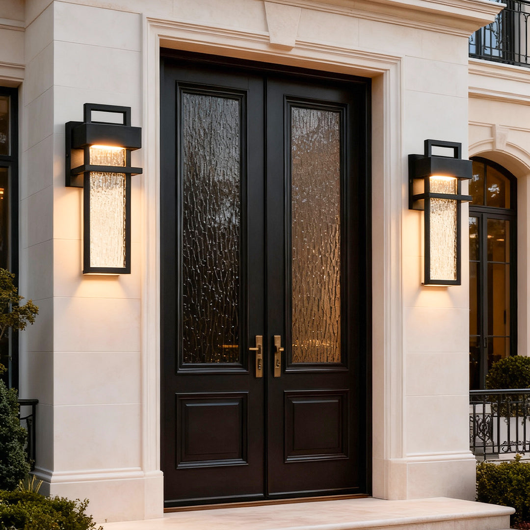 RAVENSHIRE NIGHTSCAPE WALL SCONCE - BLACK LED WEATHERPROOF ILLUMINATOR