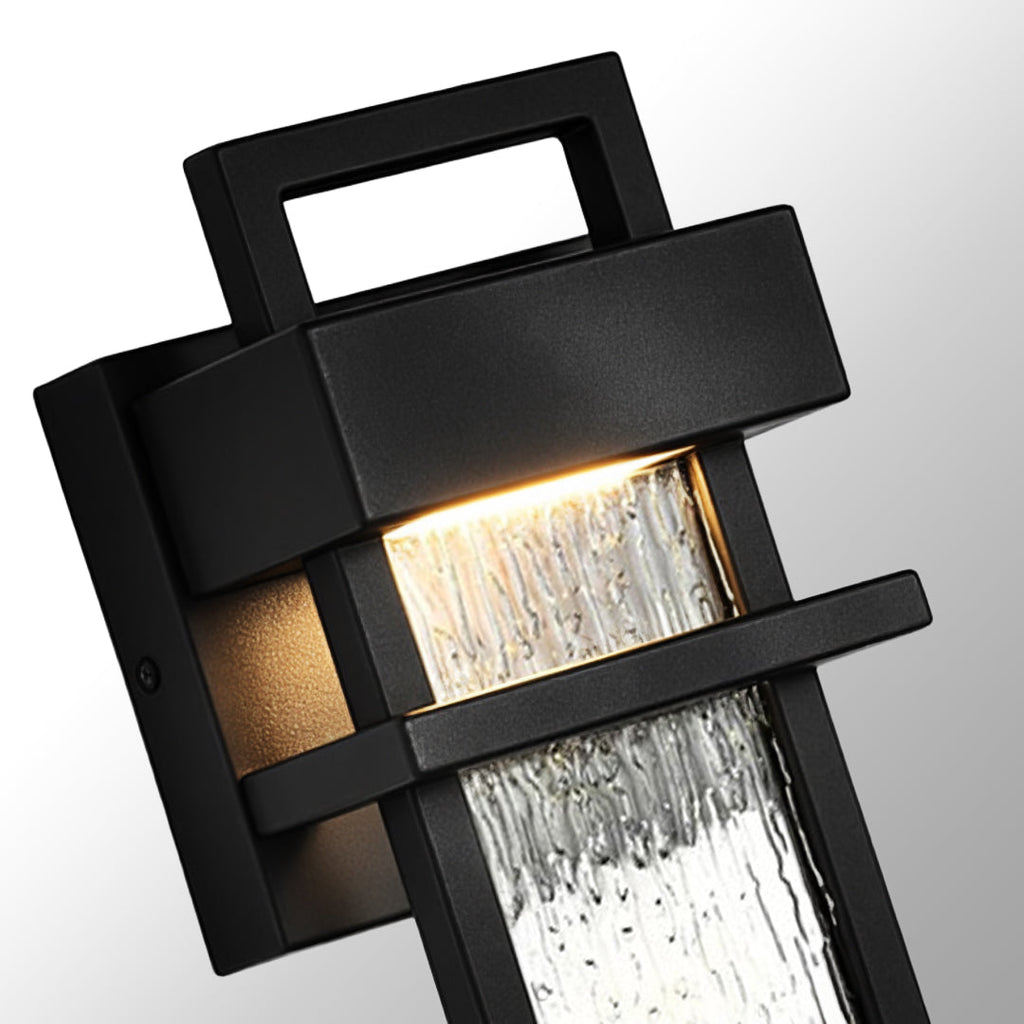 RAVENSHIRE NIGHTSCAPE WALL SCONCE - BLACK LED WEATHERPROOF ILLUMINATOR