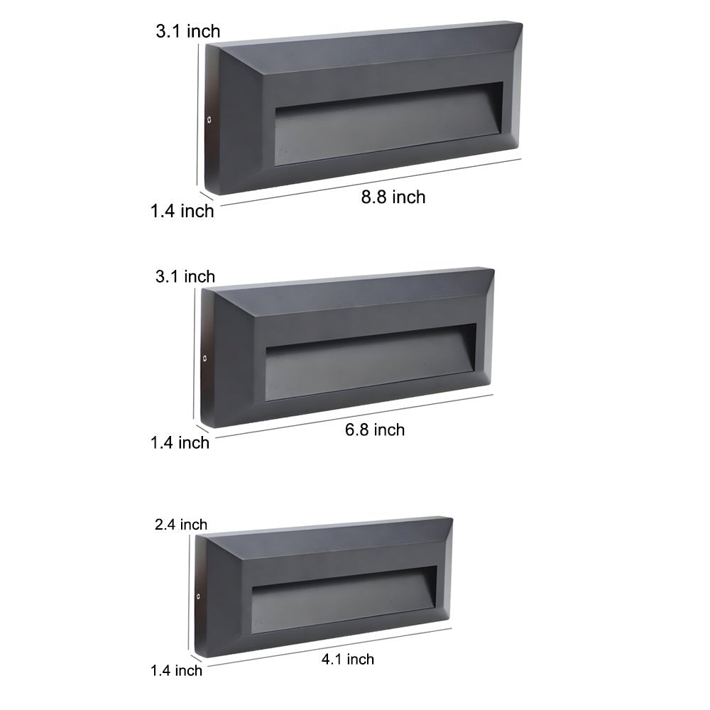WINCHESTER MODERN ALUMINUM LED STEP LIGHTS FOR CONCRETE INSTALLATION