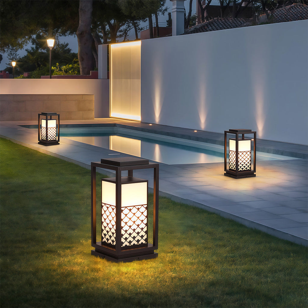 WILLOUGHBY AQUA-RESISTANT PATHWAY LANTERN"  
2. "CAVENDISH DURABLE GARDEN BEACON"  
3. "MONTCLAIR WEATHERPROOF OUTDOOR LIGHTING POST"  
4. "TAVISTOCK RAIN-SHIELD LANDSCAPE ILLUMINATOR"  
5. "PENROSE ELEMENTAL GROUND LIGHT"  
6. "HEATHFIELD STURDY EXTERIOR