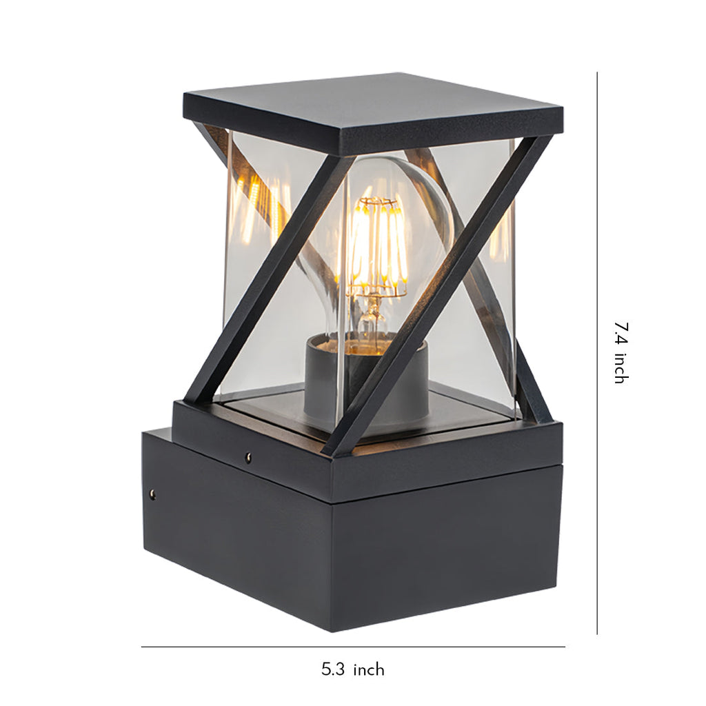WINTHORPE ALUMINUM OUTDOOR WALL LIGHTING FIXTURE