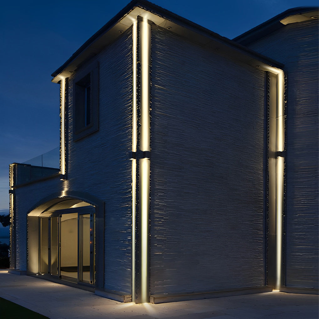 WINTHORPE SLIMLINE LED OUTDOOR WALL LIGHT WITH DUAL BEAM ILLUMINATION