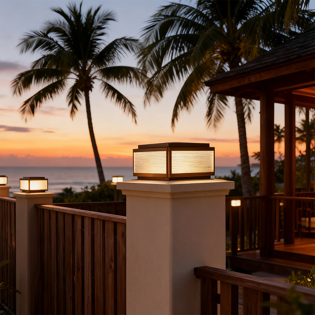 RAVENHURST WEATHERPROOF COLUMN LANTERN