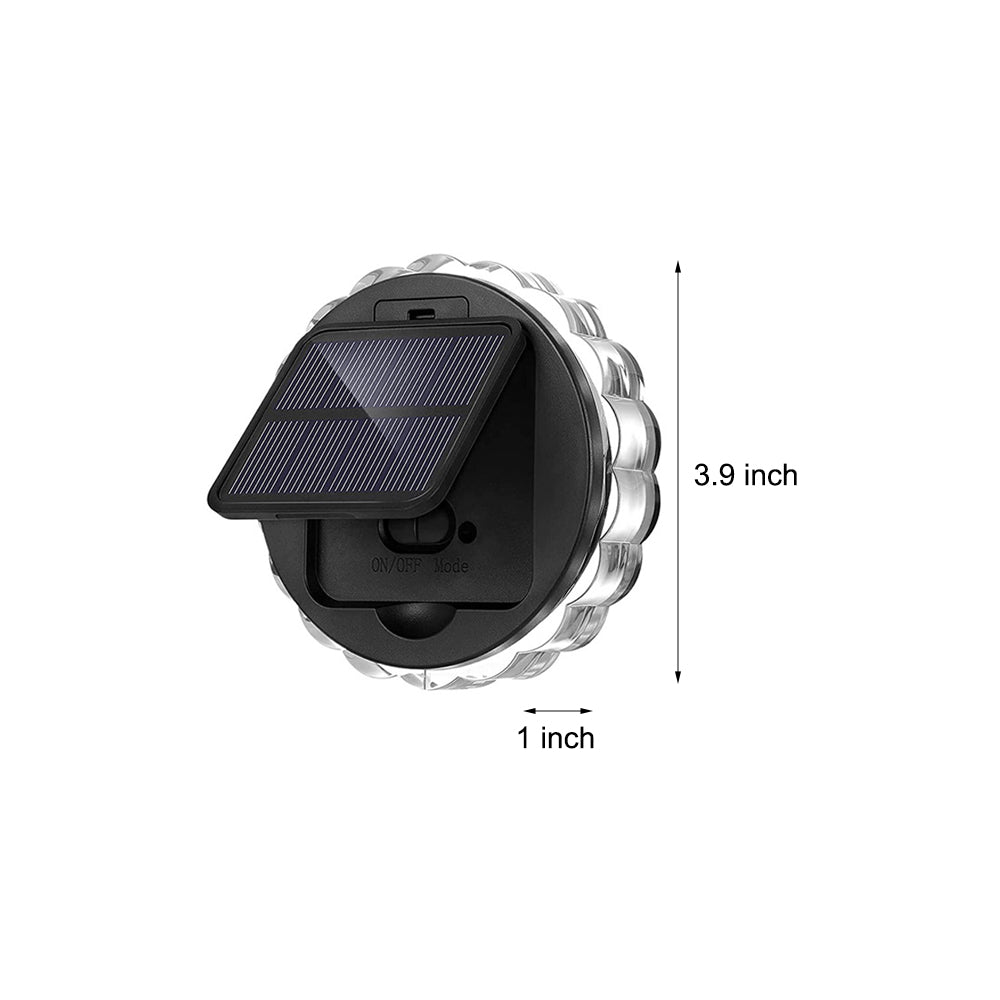 FLEETWOOD FLORAL SOLAR WALL LANTERN