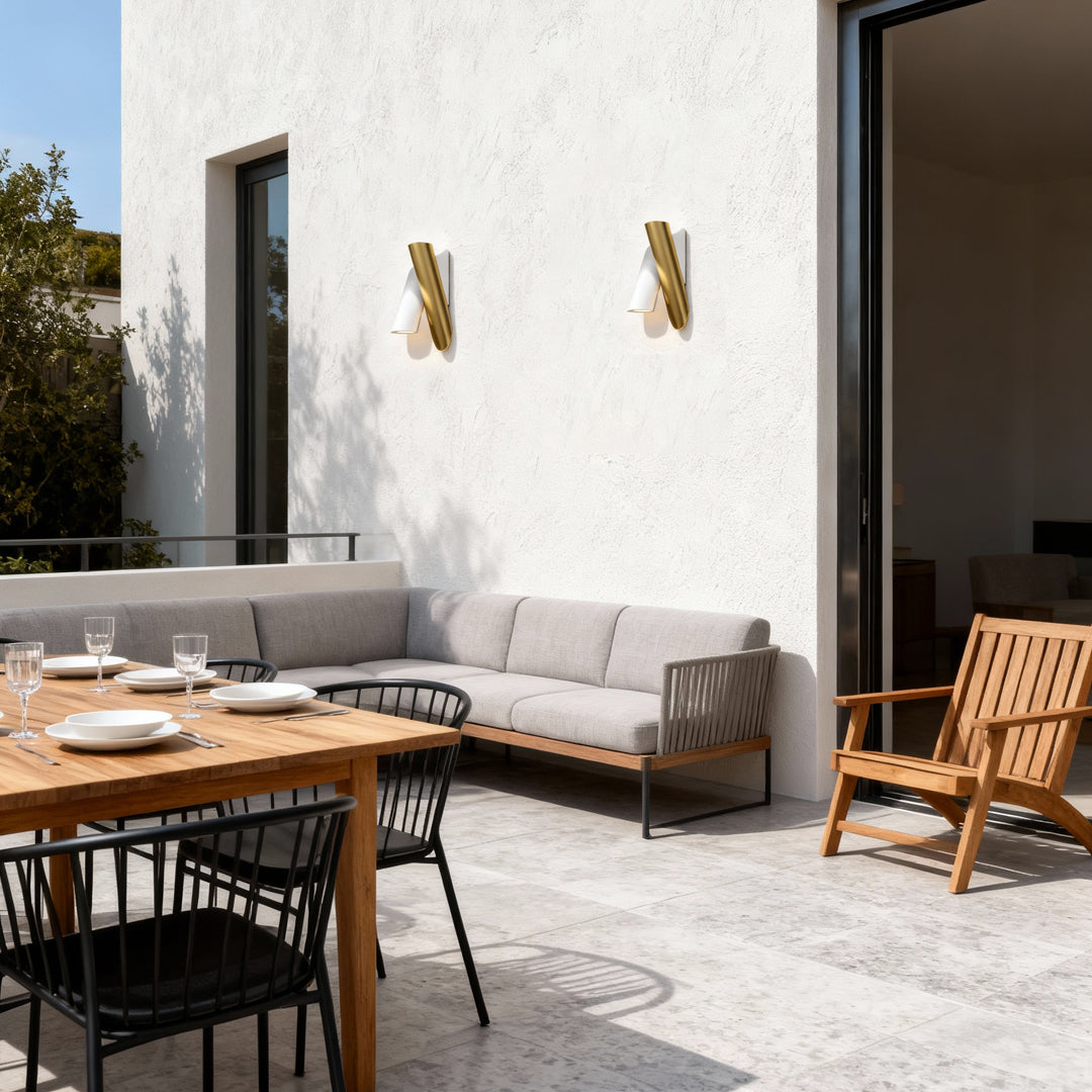 ALDERSON GEOMETRIC OUTDOOR WALL LANTERN